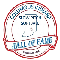 Columbus Indiana Slow Pitch Softball Hall of Fame Logo