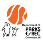 The Department of Parks and Rec of Columbus Indiana logo.